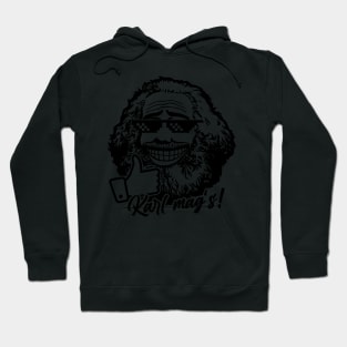 Karl Marx likes it (monochrome) Hoodie